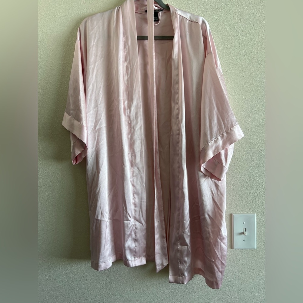 Silky pink Victoria secret robe